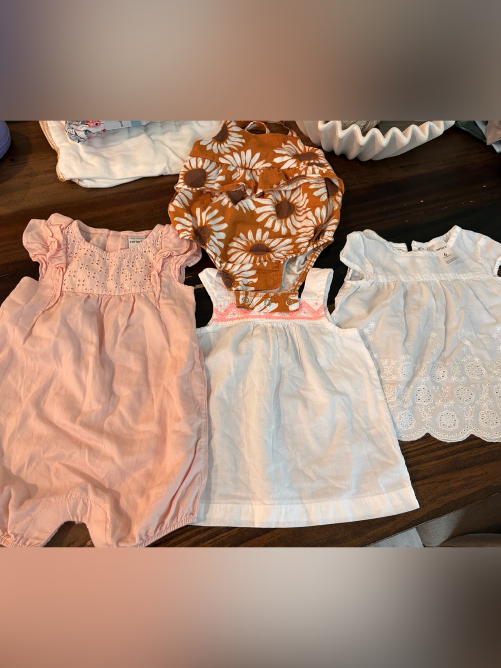 Carters baby girl 6 months bundle